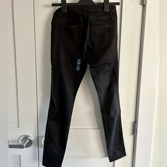 Hollister Black Low Rise Ripped Jean - Picture 1 of 8